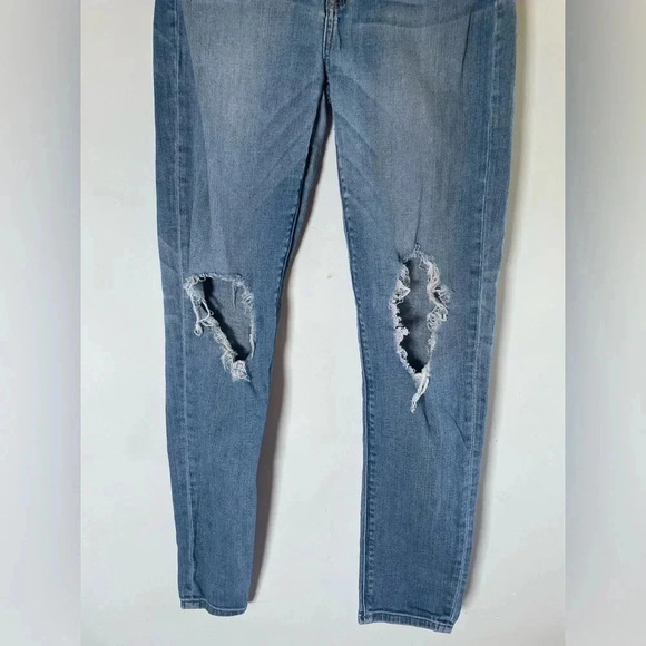 Hudson Barbara High Waist Skinny Jean Size 27 Distressed Ankle GUC! 0012‎ - Picture 6 of 13